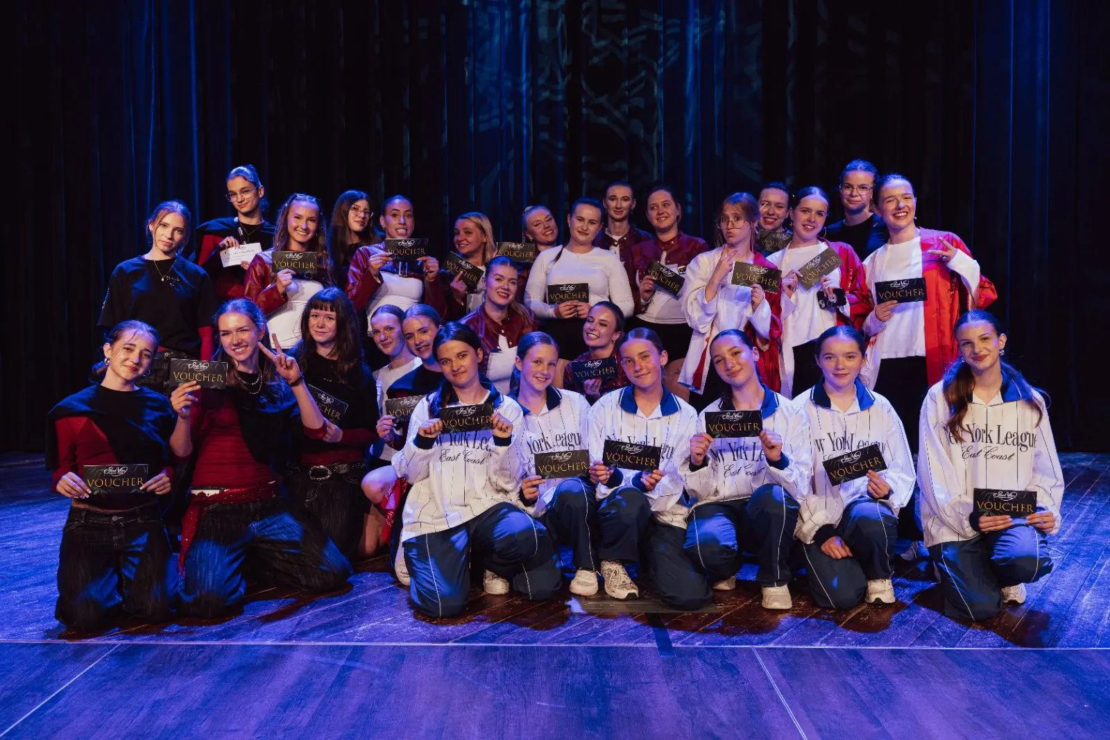 Good Vibes dancers after a show
