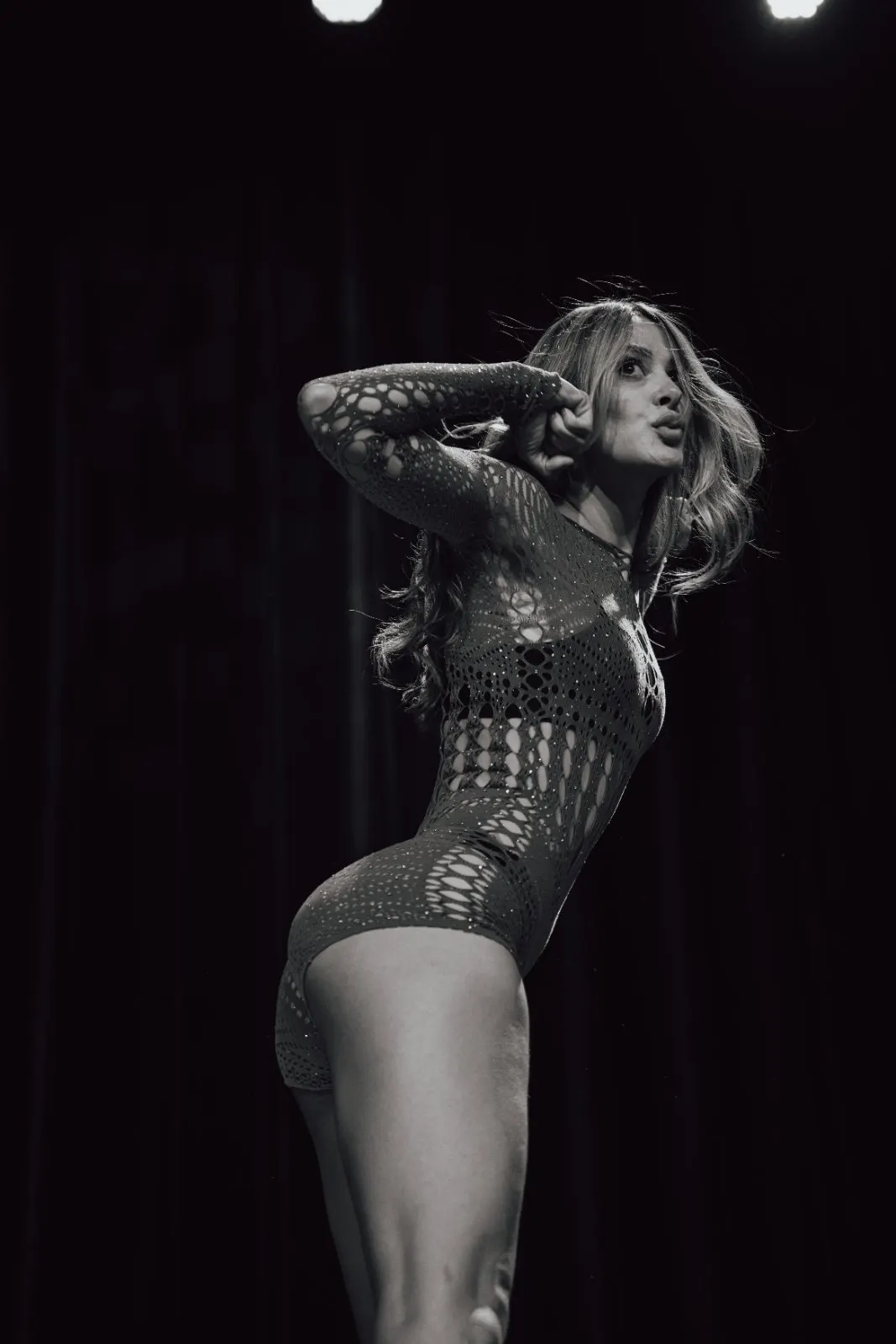 A solo on stage